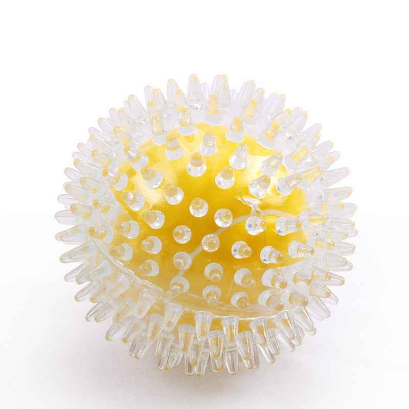 Illuminate Your Playtime with the Glowing Colorful Woven Ball