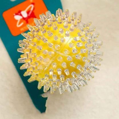 Illuminate Your Playtime with the Glowing Colorful Woven Ball