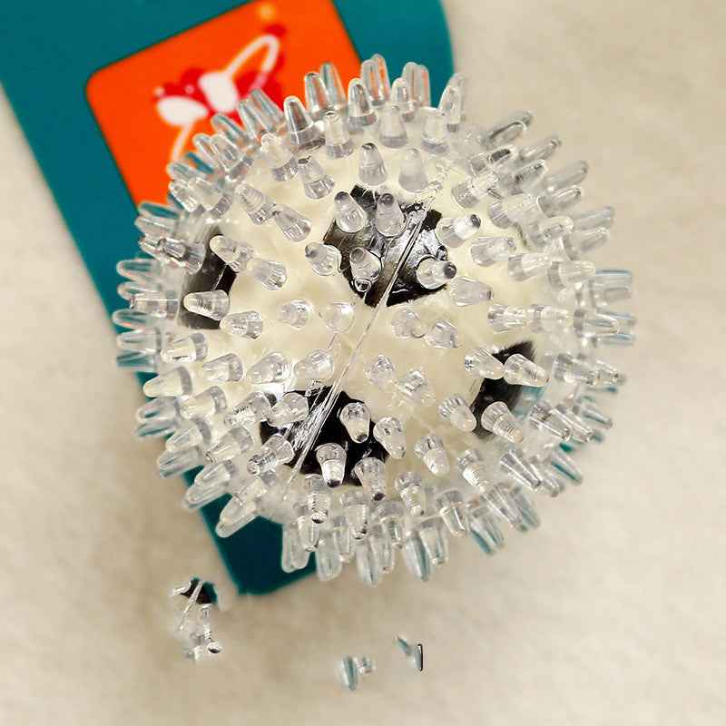 Illuminate Your Playtime with the Glowing Colorful Woven Ball