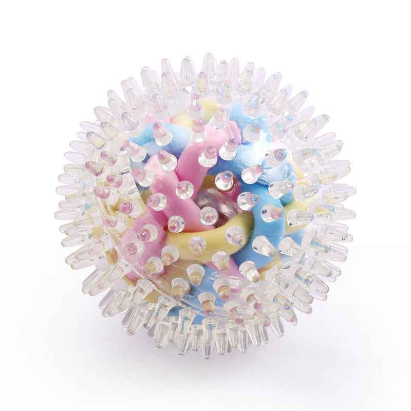 Illuminate Your Playtime with the Glowing Colorful Woven Ball