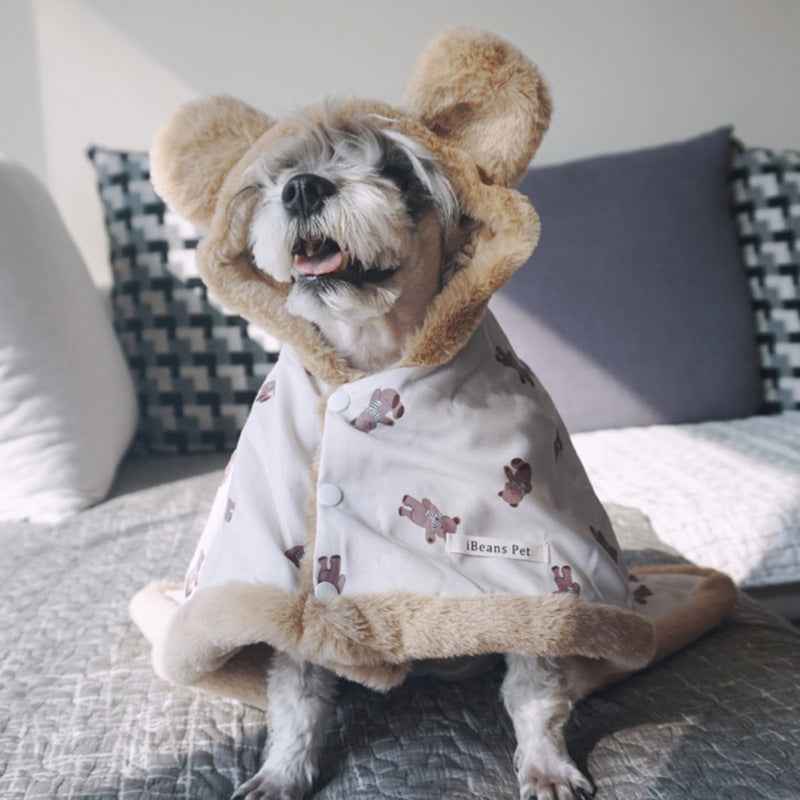 Warm Angora Pet Cloak Blanket: Keep Your Pet Cozy This Autumn and Winter