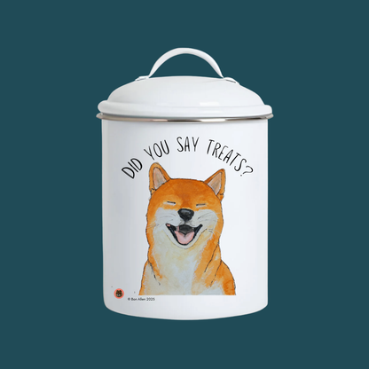 Shiba Inu Treat Jar – Elevate Your Snack Game with Style