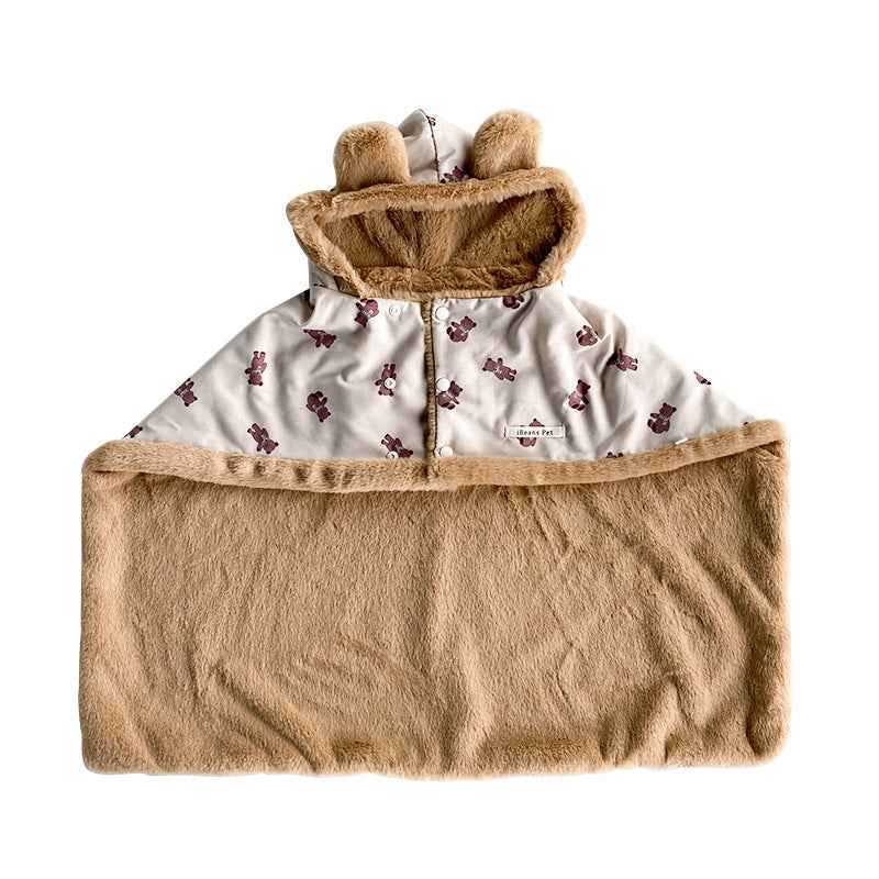 Warm Angora Pet Cloak Blanket: Keep Your Pet Cozy This Autumn and Winter