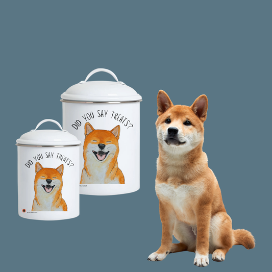 Shiba Inu Treat Jar – Elevate Your Snack Game with Style
