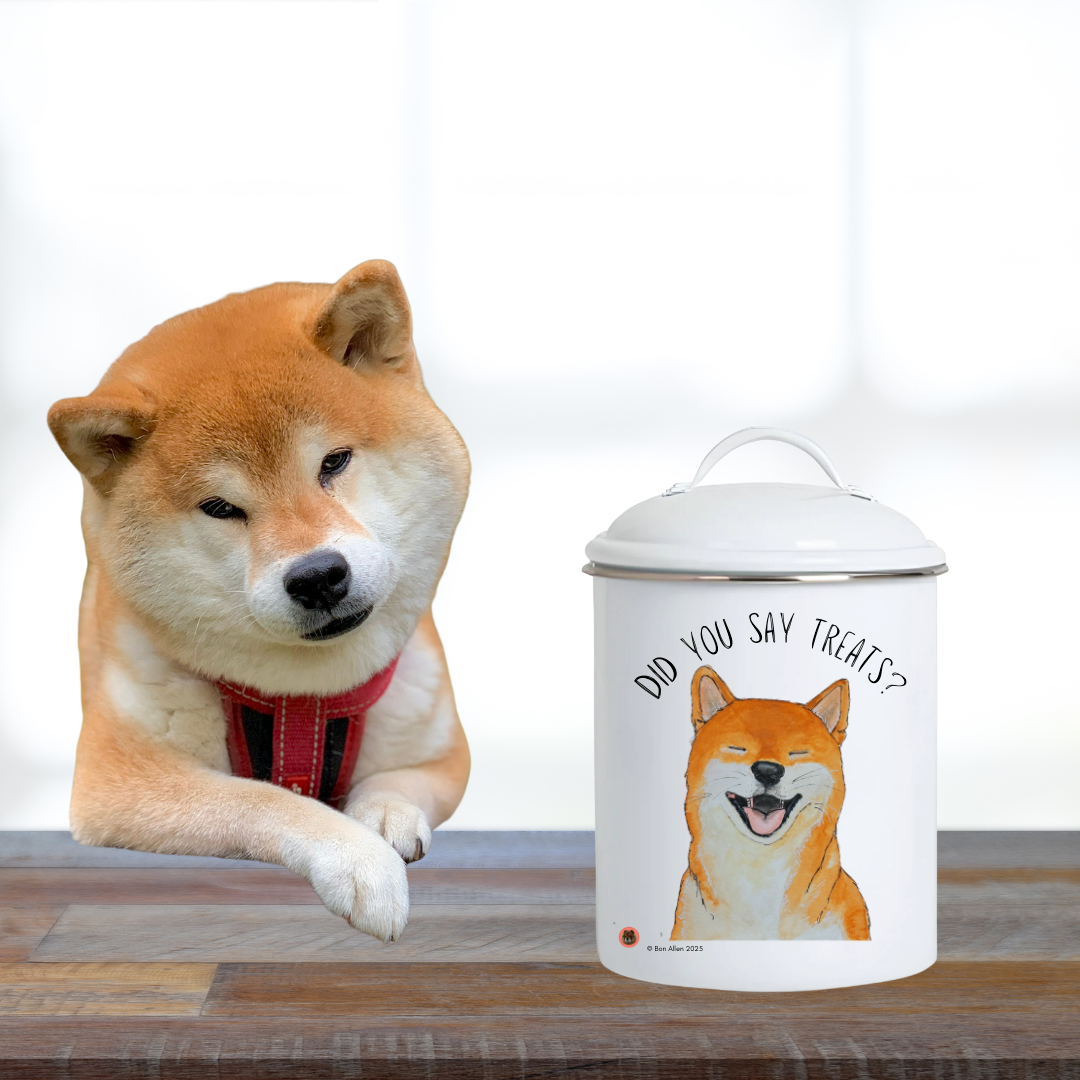 Shiba Inu Treat Jar – Elevate Your Snack Game with Style