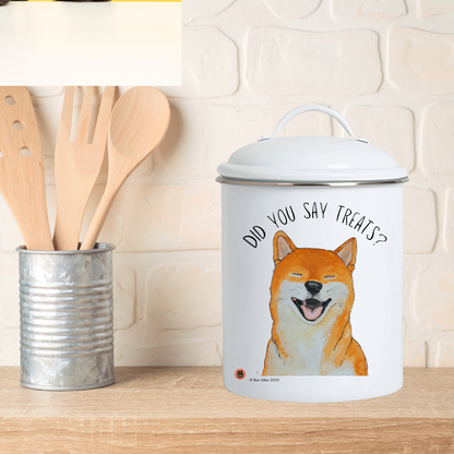 Shiba Inu Treat Jar – Elevate Your Snack Game with Style
