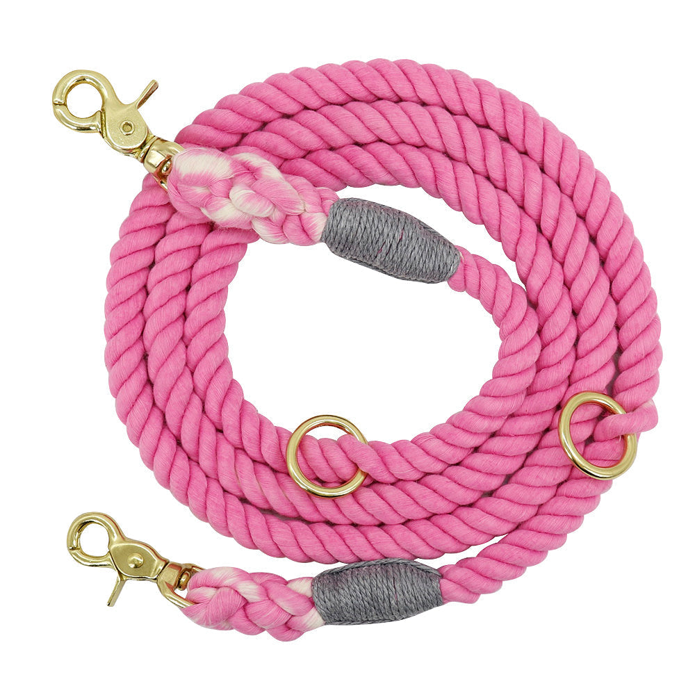 Colorful Gradient Dog Leash – Elevate Your Pup’s Style & Training Experience