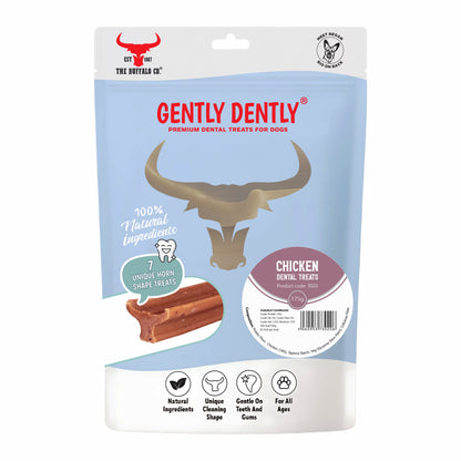 Natural Chicken Dental Treats for Dogs - Gently Dently 175g