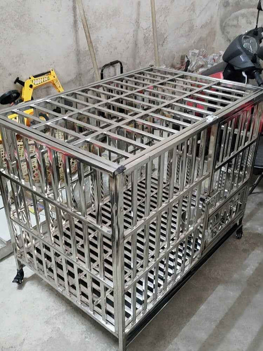 Heavy Duty Stainless Steel Dog Kennel Crate