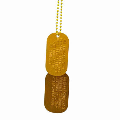 Gold Personalised Dog Tags - Elevate Your Pet's Identity with Style