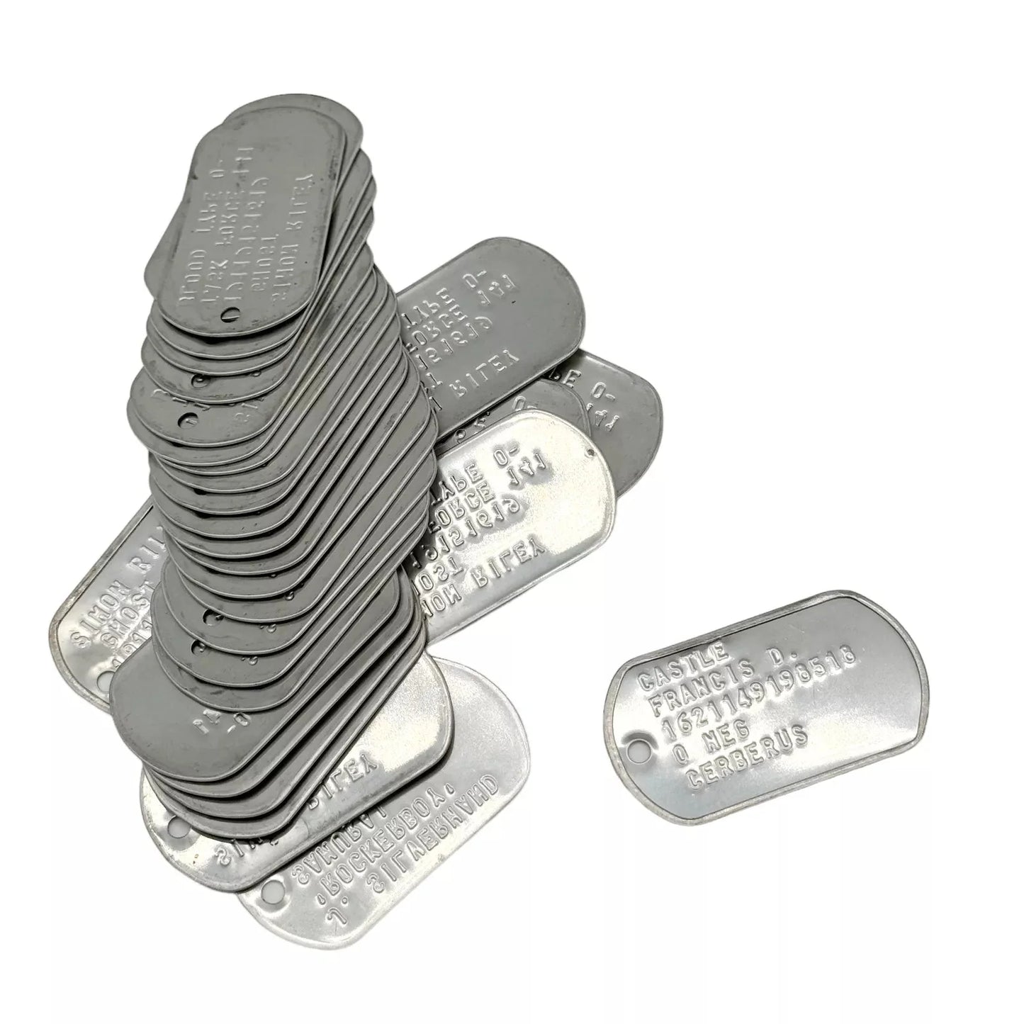 Unique Misprinted Dog Tag - One-of-a-Kind US Spec Tag for Individual Style