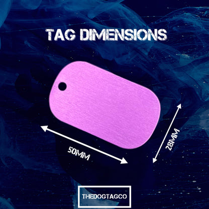 Personalized Purple Dog Tag Set - Unique, Durable & Stylish for Your Best Friend